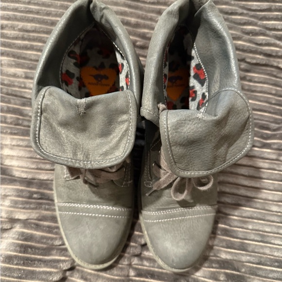 Gray Rocket Dog Ankle Boots - Picture 1 of 13